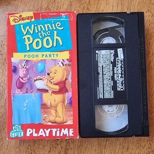 Winnie the Pooh Disney "POOH PARTY" Playtime VHS
